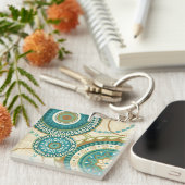 円パターン キーホルダー (正面右)