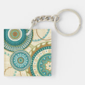 円パターン キーホルダー (裏面)