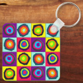 円パターン キーホルダー (裏面)