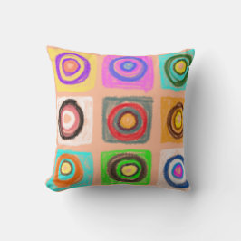 円パターン クッション