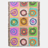 円パターン スローブランケット (正面縦)