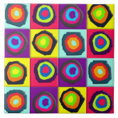 円パターン タイル (正面)