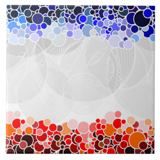 円パターン タイル (正面)