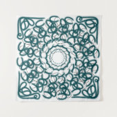 円パターン タペストリー (正面)