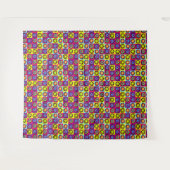 円パターン タペストリー (正面(横))