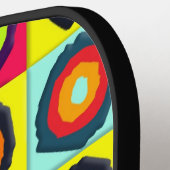 円パターン ピックルボールラケット (左詳細)