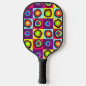 円パターン ピックルボールラケット (裏面)