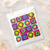 円パターン フェイバーバッグ (クリップ留めされた状態)