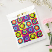 円パターン フェイバーバッグ (封をした状態)