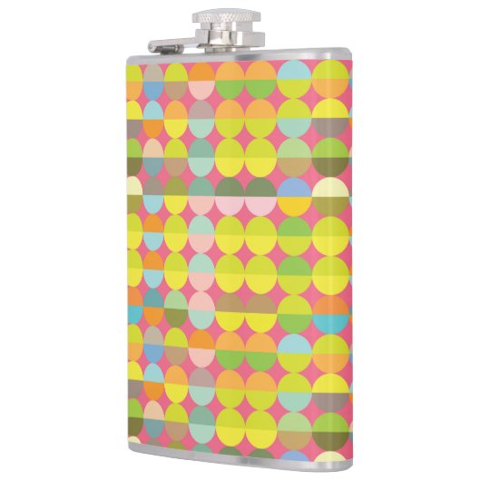 円パターン フラスク (左)