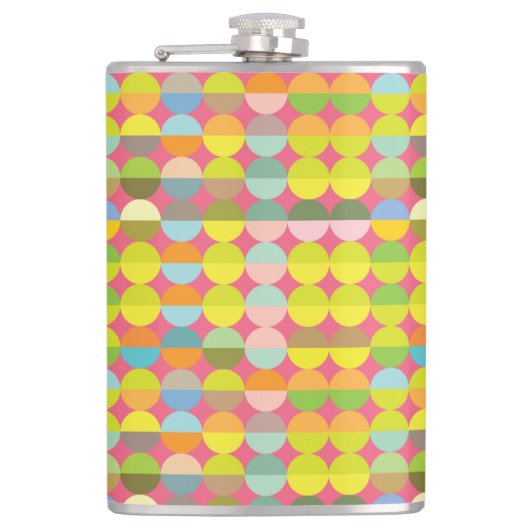 円パターン フラスク (正面)