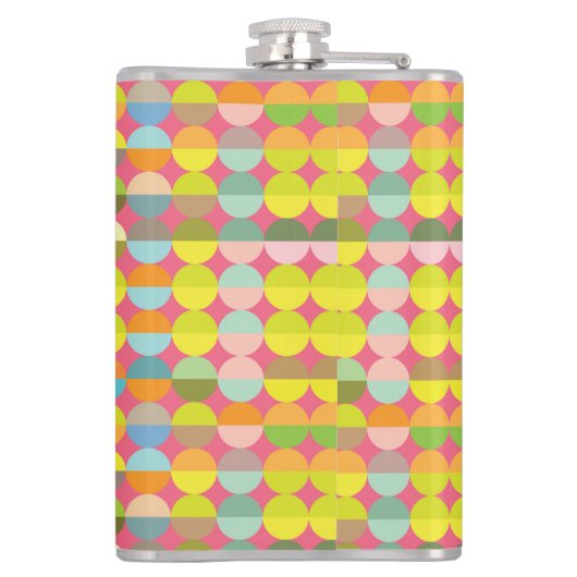 円パターン フラスク (裏面)