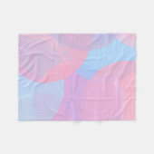 円パターン フリースブランケット (正面(横))