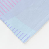 円パターン フリースブランケット (角)