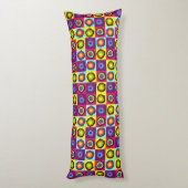 円パターン ボディピロー (裏面 (縦))