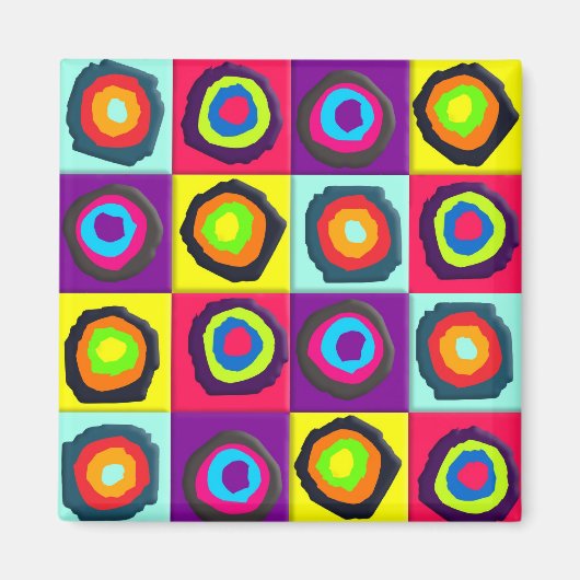 円パターン マグネット (正面)