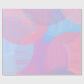 円パターン ラッピングペーパー (フラット)