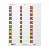 円パターン ラベル (フルシート)