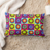 円パターン ランバークッション (ブランケット)