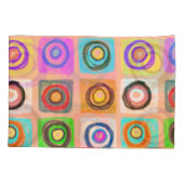 円パターン 枕カバー (裏面-左)