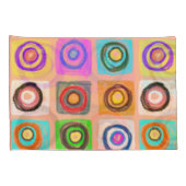 円パターン 枕カバー (裏面-右)