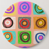 円パターン 缶バッジ (正面)