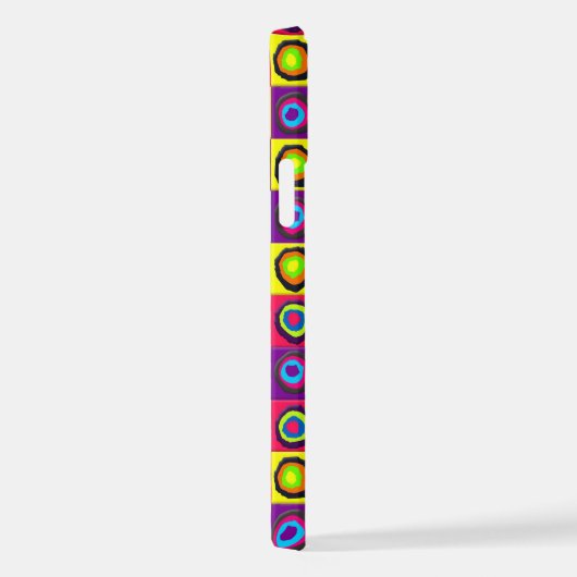 円パターン iPhoneケース (右側面)