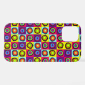 円パターン iPhoneケース (裏面横)