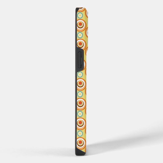 円パターン iPhoneケース (右側面)