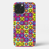 円パターン iPhoneケース (裏面)