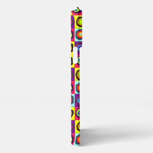 円パターン iPhoneケース (右側面)