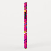 円パーソナライズされたファンキー、破線パターン Case-Mate iPhoneケース (裏面/右)