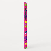 円パーソナライズされたファンキー、破線パターン Case-Mate iPhoneケース (裏面/左)