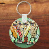 円パーティー キーホルダー (正面)