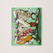 円パーティー ジグソーパズル (縦)