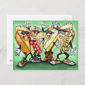 円パーティー ポストカード (正面/裏面)