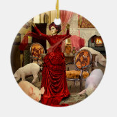 円ビクトリアン形 セラミックオーナメント (裏面)