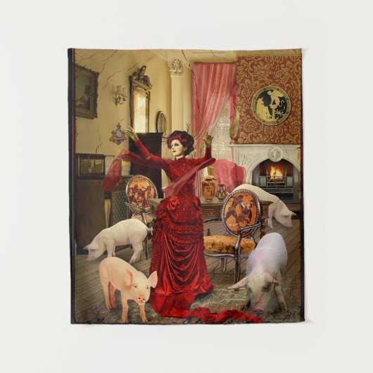 円ビクトリアン形 タペストリー (正面)