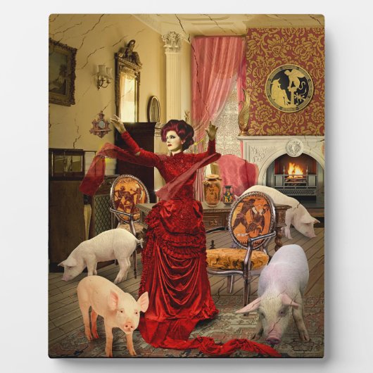 円ビクトリアン形 フォトプラーク (正面)