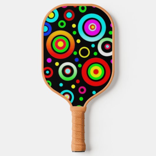 円ピックボールパドル ピックルボールラケット (正面)