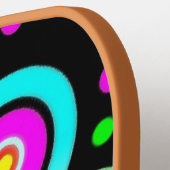 円ピックボールパドル ピックルボールラケット (左詳細)