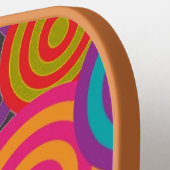 円ピックボールパドル ピックルボールラケット (左詳細)