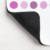 円ピンク マウスパッド (コーナー)