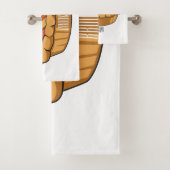 円マンガイラストレーション バスタオルセット (インサイチュ)