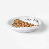 円マンガイラストレーション ペーパーボウル (傾斜あり)