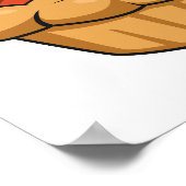 円マンガイラストレーション ポスター (角)