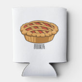 円マンガイラストレーション 缶クーラー (裏面)