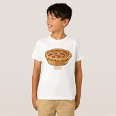 円マンガイラストレーション Tシャツ (正面フル)