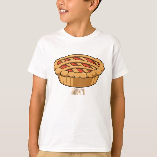 円マンガイラストレーション Tシャツ (正面)
