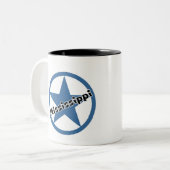 円ミシシッピー ツートーンマグカップ (正面左)